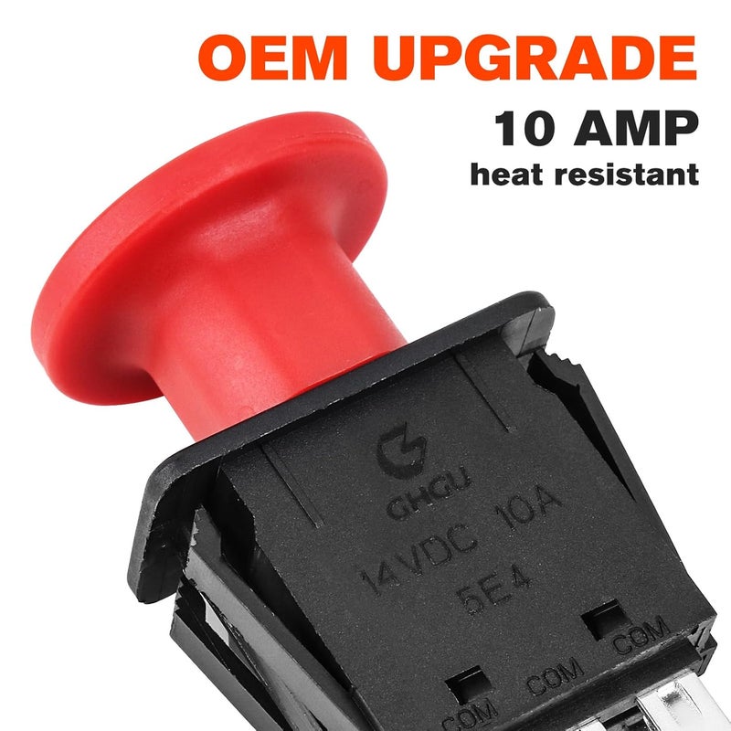 HomeInn 4174684 Pto Switch 10 AMP 500016 430-528 Clutch Replacement for Delta 6204 6201 Pto Switchs Compatible Dixie Chopper Delta Hustler Classic RZT Pro Series SZT Pro Series Zee 2 RZT Mowers - Image 2